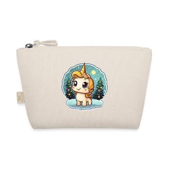 Licorne magique d’hiver dans la forêt enneigée - Trousse biologique - nature - Devant