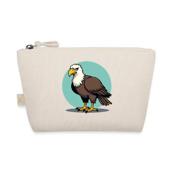 Proud Eagle Majestic Bird of Prey - Organic Pouch - nature - Front