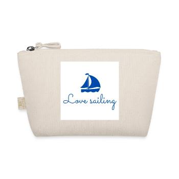Love sailing - Organic Pouch - nature - Front