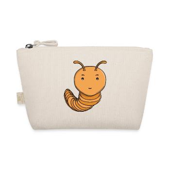 Mignonne Chenille Pourpre Pourpre Joyeuse Kawaii - Trousse biologique - nature - Devant