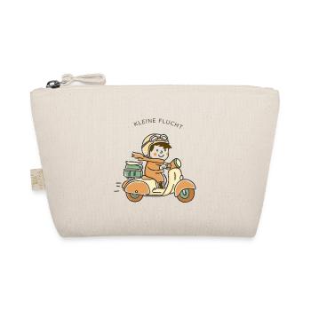 Little Escape – Scooter Illustration - Organic Pouch - nature - Front