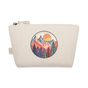 Mountain at sunset – Nature motif - Organic Pouch - nature - Front