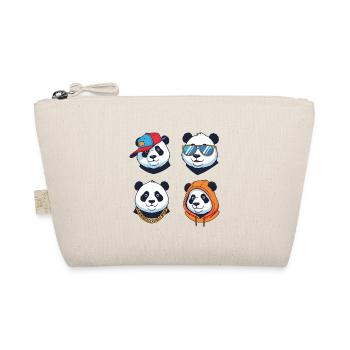 Panda Streetstyle Avatare Set - Bio-Täschchen - Natur - Vorne