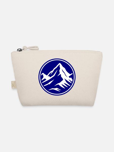 Mountain icon summit - Organic Pouch - nature - Front