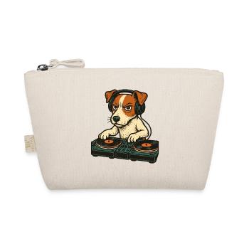 Jack Russell Terrier DJ Platines Cadeau Techno - Trousse biologique - nature - Devant