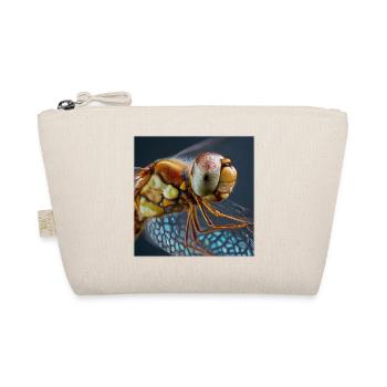 Extreme Dragonflies Macro Portrait Wildlife Graphic - Organic Pouch - nature - Front