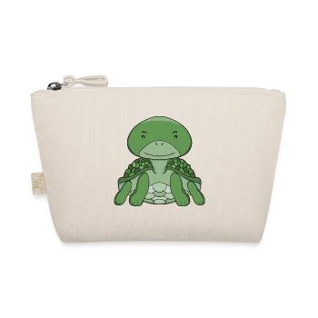 Mignonne Tortue verte adorable animal marin Kawaii - Trousse biologique - nature - Devant