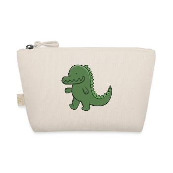 Mignon alligator vert Crocodile Kawaii heureux - Trousse biologique - nature - Devant