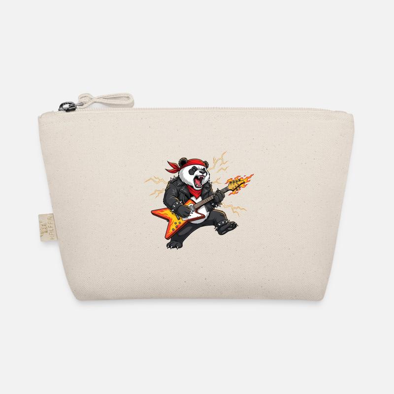 Panda Flame Guitar Organic Pouch