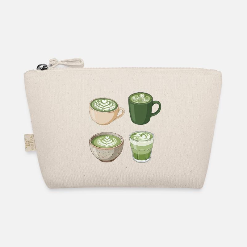 Matcha Love – Illustration de Matcha Latte sucré Trousse biologique