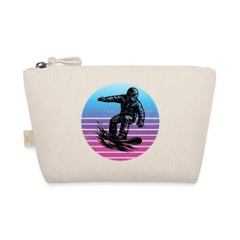 Short and clear snowboard - Organic Pouch - nature - Front