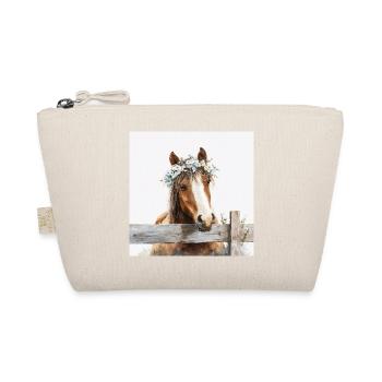 Couronne de cheval florale pastel - Trousse biologique - nature - Devant
