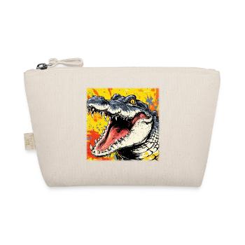 Crocodile sauvage – Design urbain d’art urbain - Trousse biologique - nature - Devant