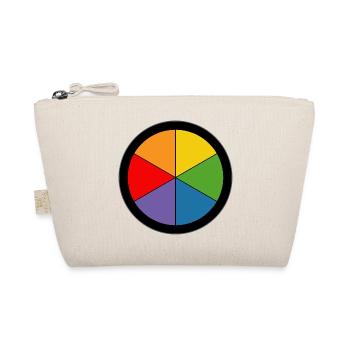 Rainbow Color Wheel - Organic Pouch - nature - Front