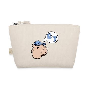 Capybara Six Seven - Answer 67 - Organic Pouch - nature - Front