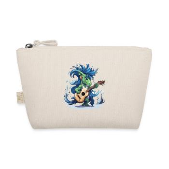 Green Dragon Guitarist - Organic Pouch - nature - Front