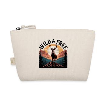 T-shirt Cerf Sauvage et Libre | Randonnée en plein air : nature - Trousse biologique - nature - Devant