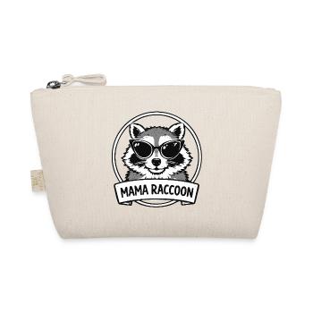 Maman Raton laveur avec lunettes de soleil Logo - Trousse biologique - nature - Devant
