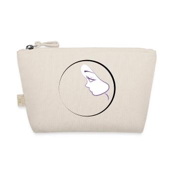 Silhouette féminine violette - Trousse biologique - nature - Devant
