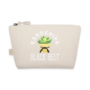 Gardening Black Belt Plant Lover Gardener - Organic Pouch - nature - Front