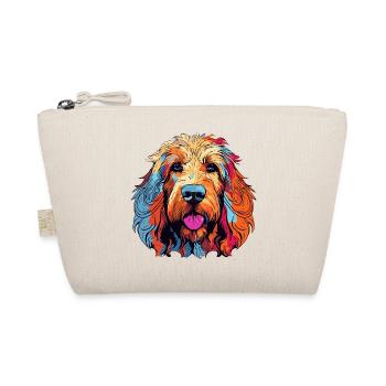 Colorful Dog Portrait - Organic Pouch - nature - Front