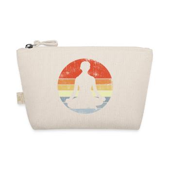 Yogi Drawing - Organic Pouch - nature - Front