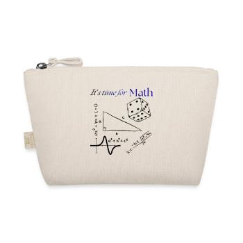 Its time for math - Organic Pouch - nature - Front
