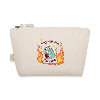 Alles Okay - I am Fine I'm fine - Organic Pouch - nature - Front