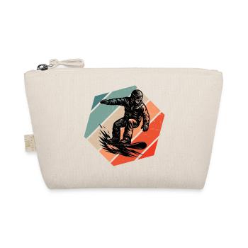 Motif de snowboard clair pour chaque jour - Trousse biologique - nature - Devant