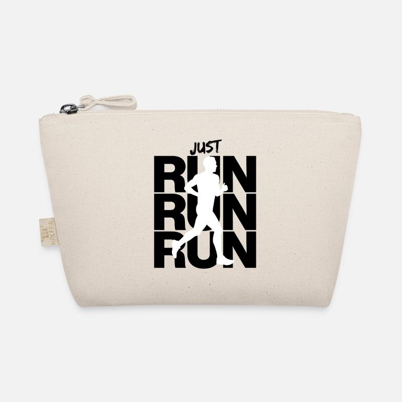 JUST RUN RUN RUN, JOGGING RUNNING RUNNING INTENT FIT Organic Pouch