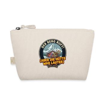 The Mountain Is Calling - Après Ski Party - Ski Outfit - Organic Pouch - nature - Front