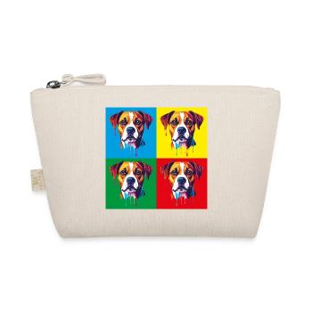 Pop Art Dog Four-Color - Organic Pouch - nature - Front