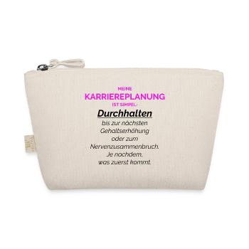 Meine Karriereplanung Ist Simple Pink - Bio-Täschchen - Natur - Vorne