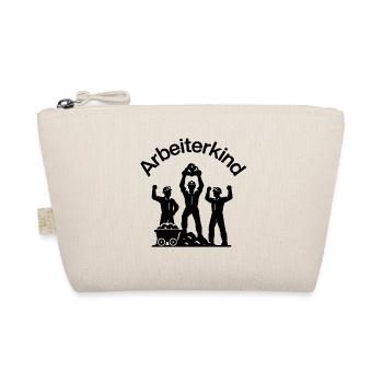 PROUD WORKING-CLASS CHILD, BORN ON COAL - Organic Pouch - nature - Front