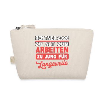Pensioners 2026 Too Old to Work Retirement Pension - Organic Pouch - nature - Front