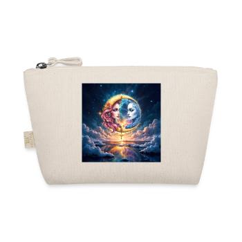 Lunar Duality in Love - Organic Pouch - nature - Front