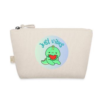 JUST VIBES - Dino - Organic Pouch - nature - Front