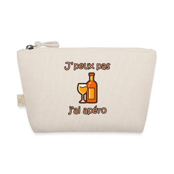 Je peux pas j'ai apéro – phrase drôle collègues - Trousse biologique - nature - Devant
