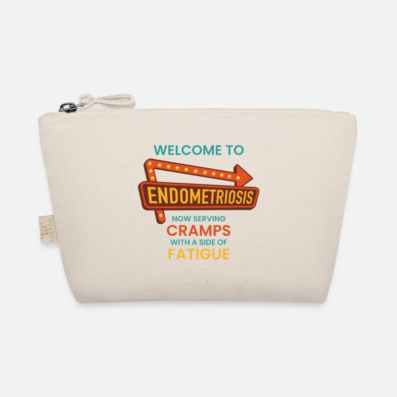 Endometriose-Bewusstsein – Retro-Diner-Schild Bio-Täschchen