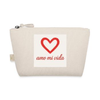 Love Heart Love My Life - Organic Pouch - nature - Front