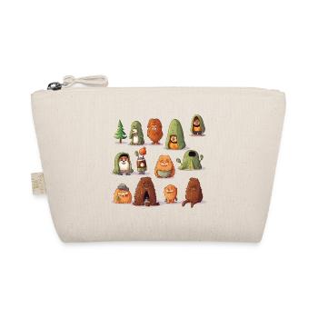 WaldYeti Cuddle Worlds - Organic Pouch - nature - Front