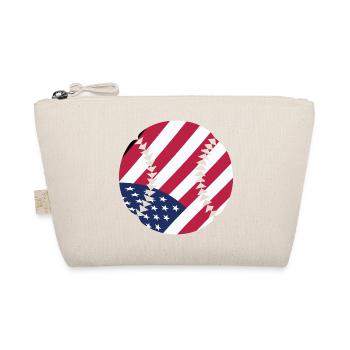 USA Patriotic Softball Drapeau américain Art du sport - Trousse biologique - nature - Devant
