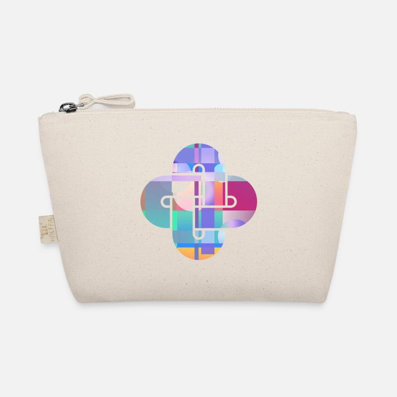 Mosaic Cloud Cross Organic Pouch
