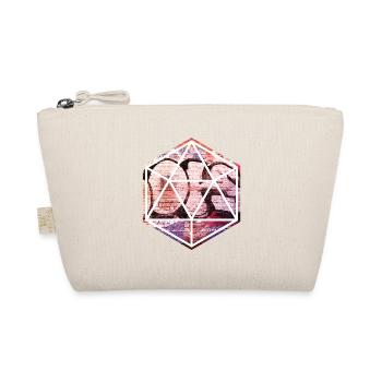 Geometric Graffiti Prism - Organic Pouch - nature - Front