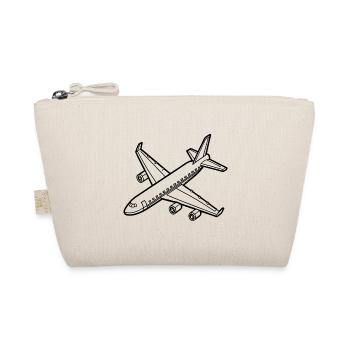 Flugzeug - Bio-Täschchen - Natur - Vorne