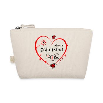 Schoolchild with ladybug - Organic Pouch - nature - Front