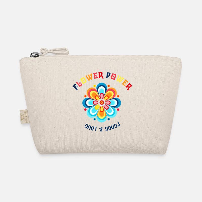 Flower Power Farbblüte Design Bio-Täschchen