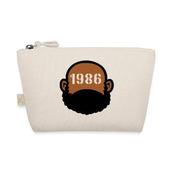 1986 Birthday POC MAN DAD - Organic Pouch - nature - Front