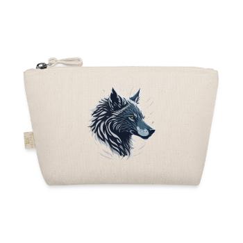 Blue Wolf - Organic Pouch - nature - Front