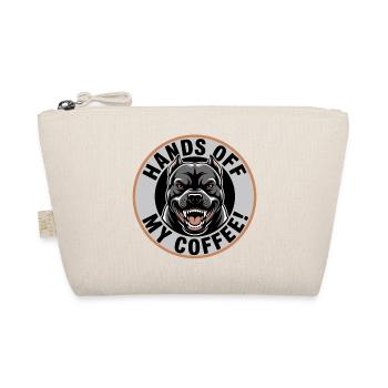 Hands Off My Coffee – Lustiges Kaffee-Shirt - Bio-Täschchen - Natur - Vorne